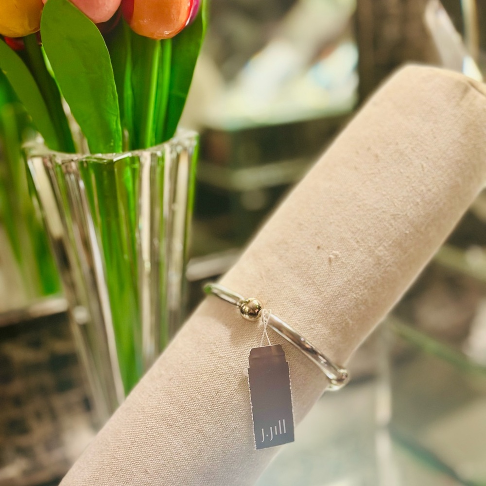 Modern J. Jill Silver-Tone and Gold-Tone Accent Bracelet